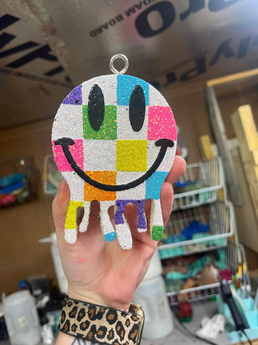 Checkered smiley