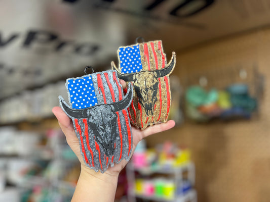 Longhorns + Flags